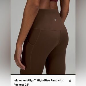 Lululemon Align Pant 25”